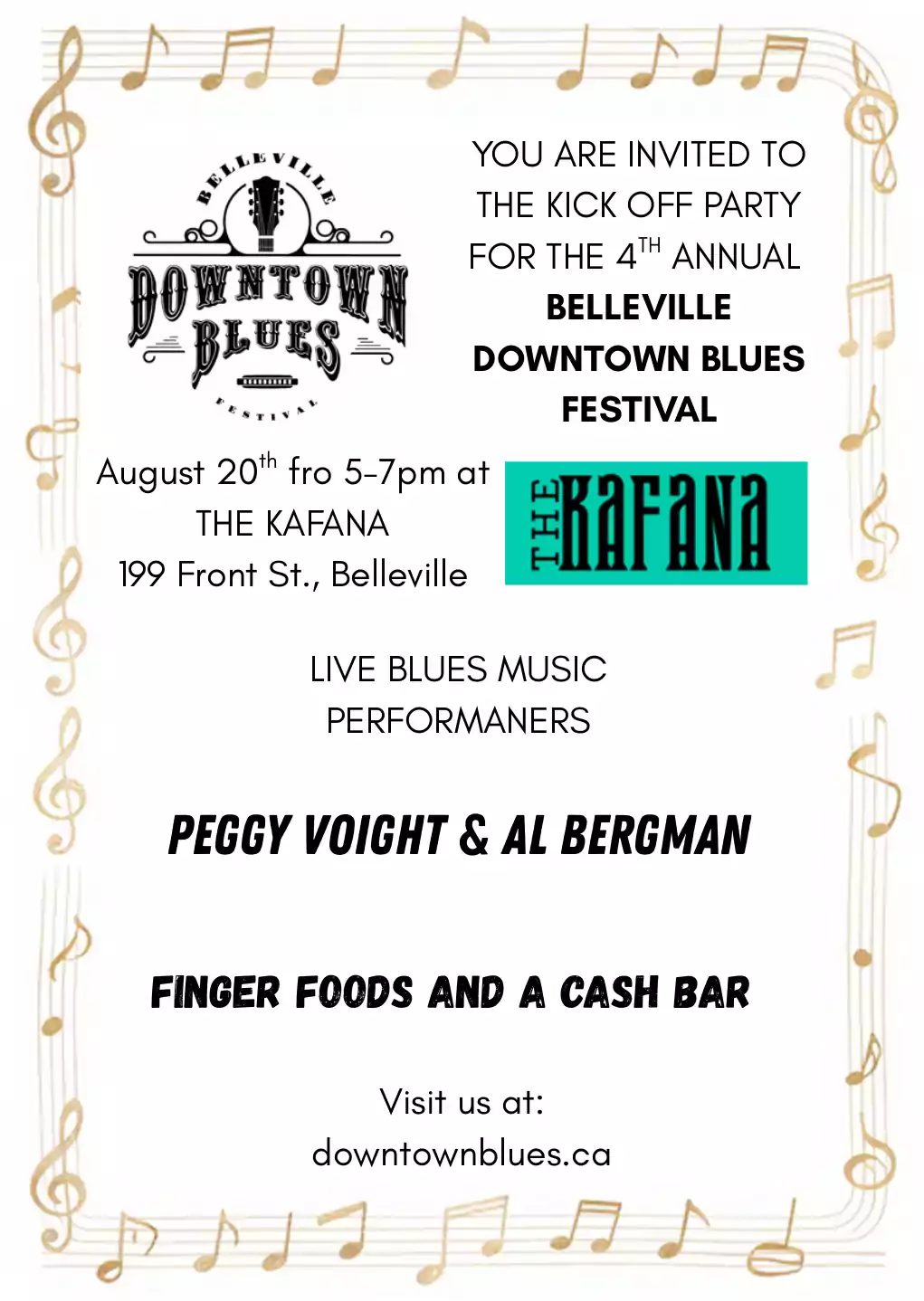 Belleville Downtown Blues Festival – 20. August 2026